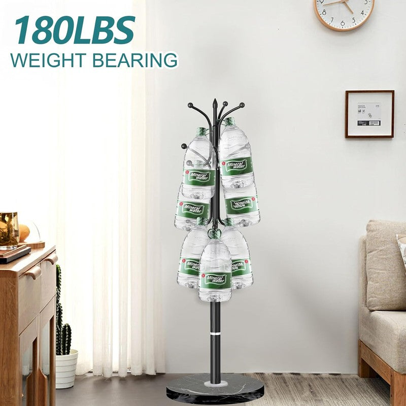 Coat Rack, Coat Rack Stand with 12 Hooks, Coat Tre Black-12 Hooks - lifestyle look